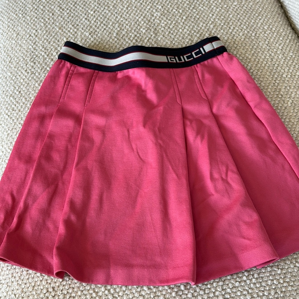 Girls Pink Gucci Skirt